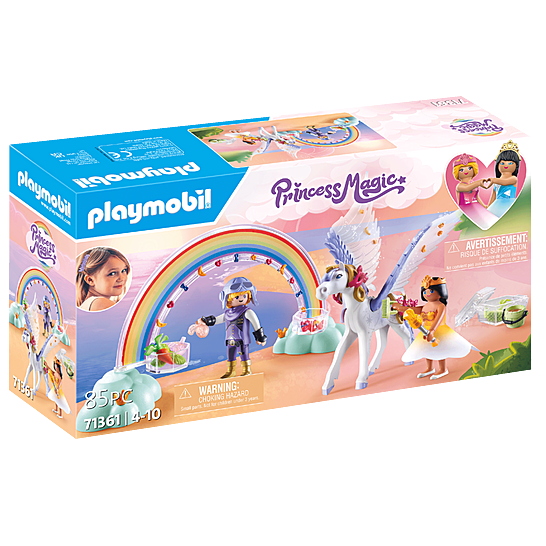 Princess Magic - Pegasus with Rainbow in the Clouds 71361