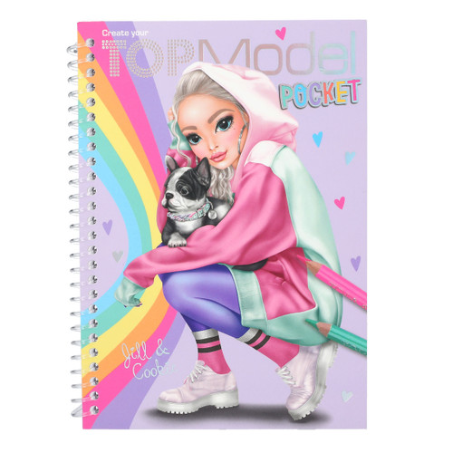 Top Model Pocket Colour Book - Jill & Cookie