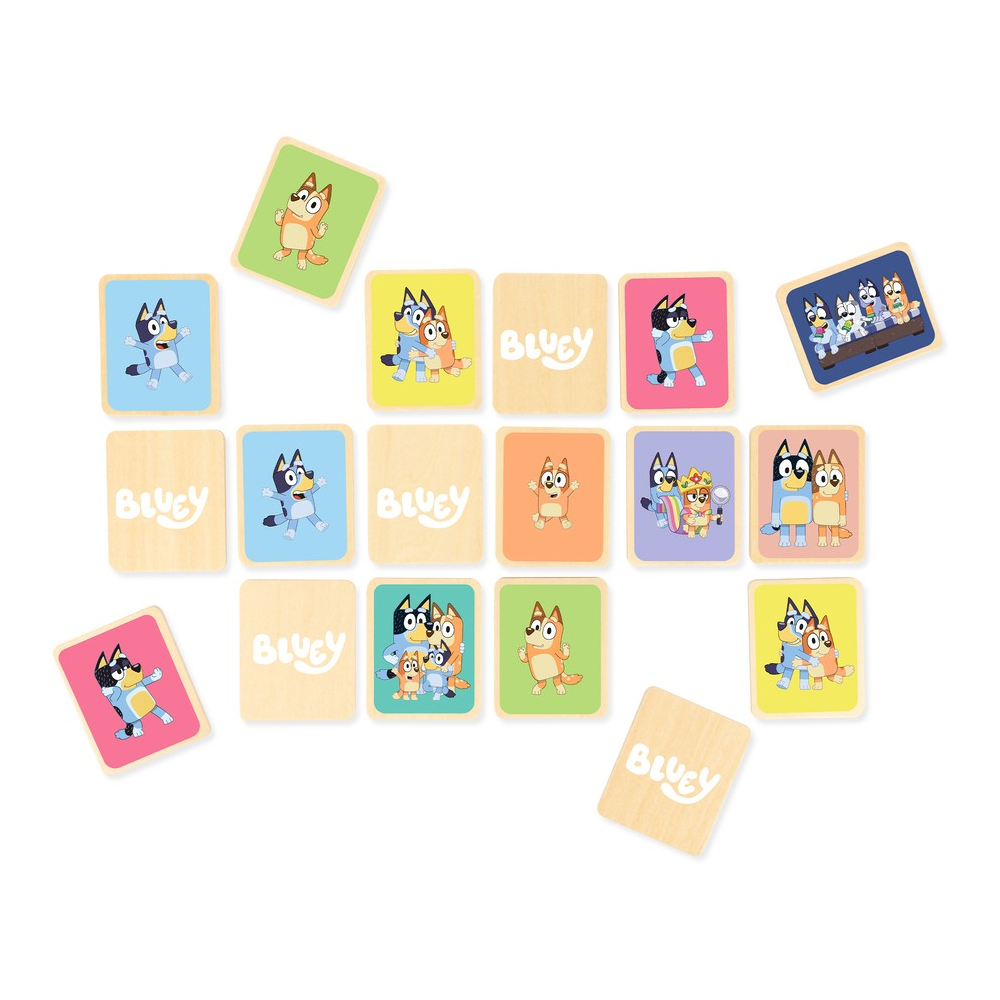 Bluey Wooden Memory Game