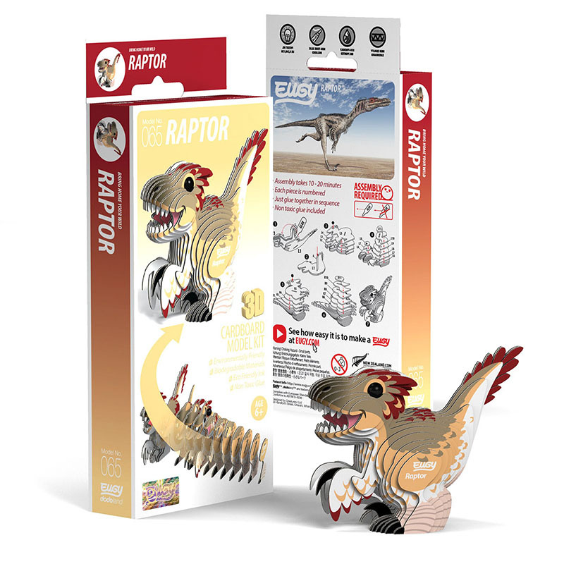 3D Cardboard Model Kit - Raptor