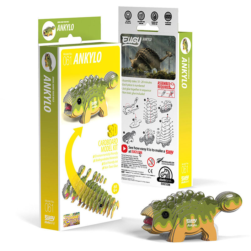 3D Cardboard Model Kit - Ankylo