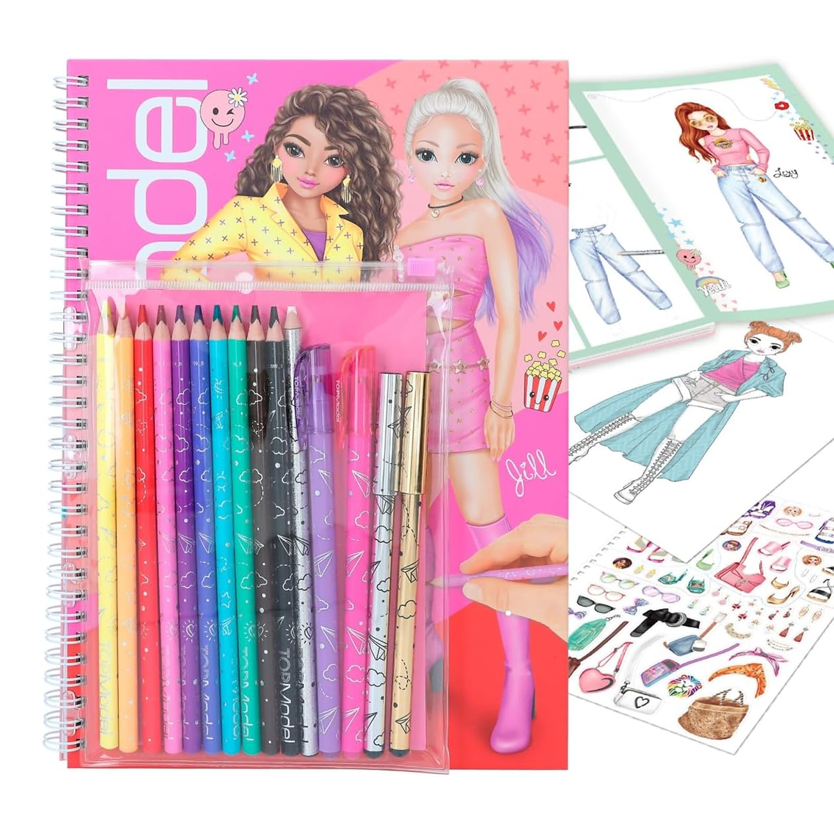 TOPModel Colouring Book Set