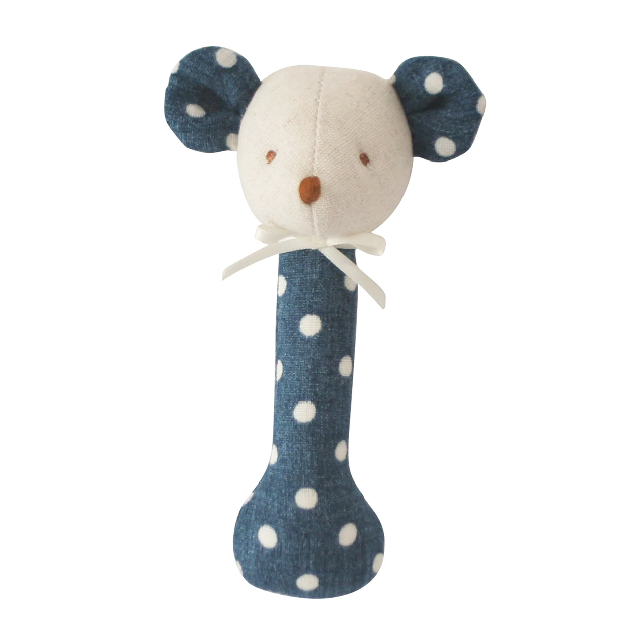 Mouse Stick Rattle - Ocean Blue