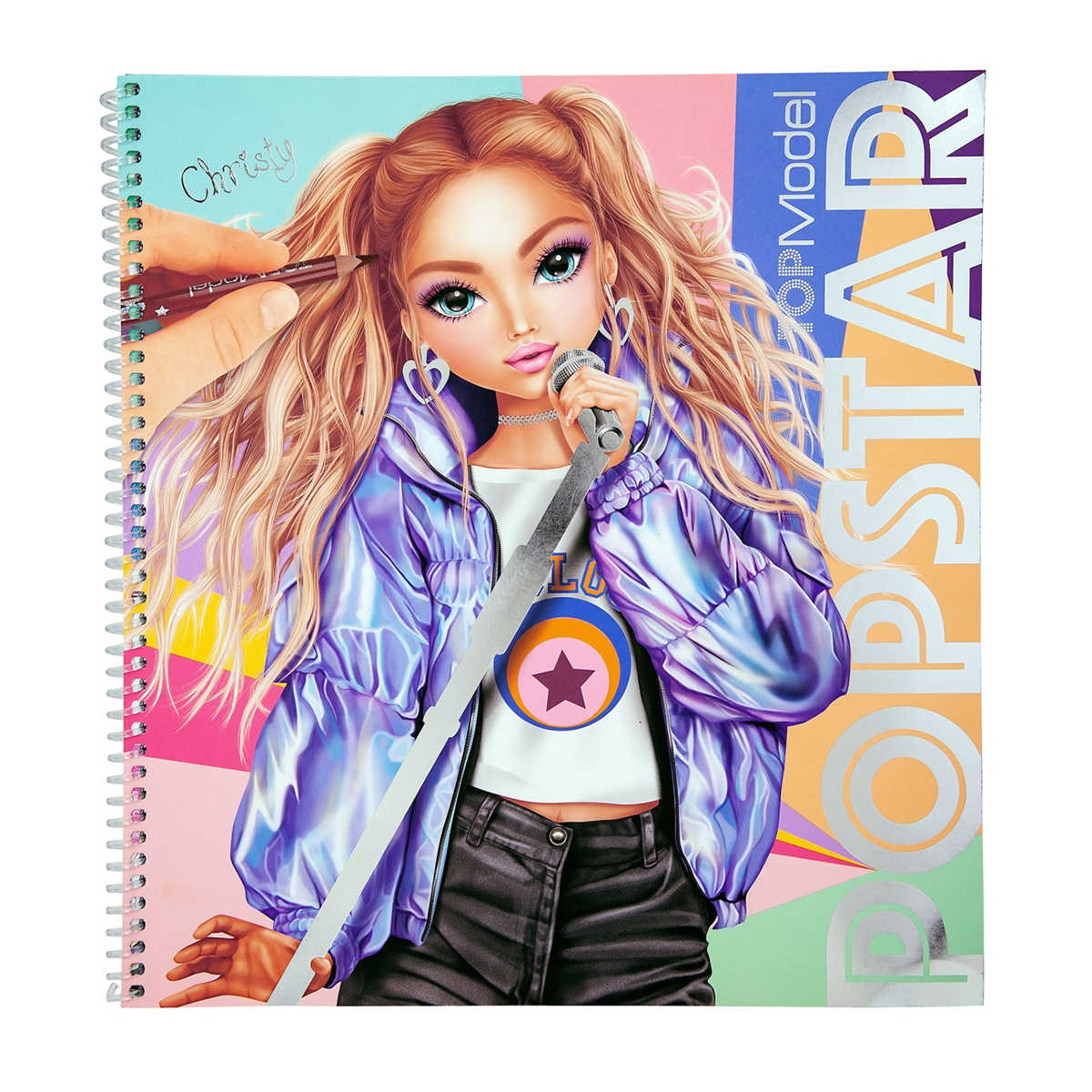 TOPModel Popstar Colouring Book