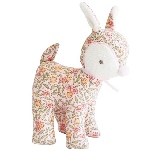 Baby Deer Rattle - Blosson Lily Pink