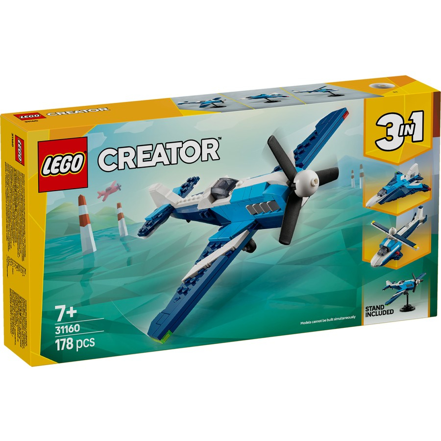 LEGO Creator 3-in-1 Aircraft: Race Plane 31160