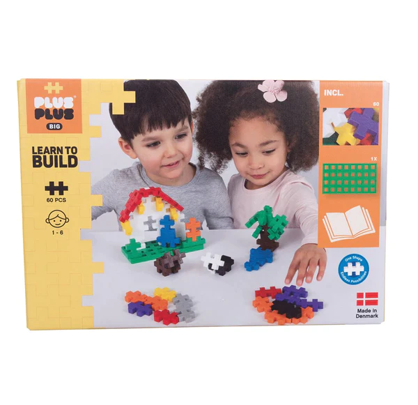 Plus Plus - Big - Learn to Build - 60 pcs