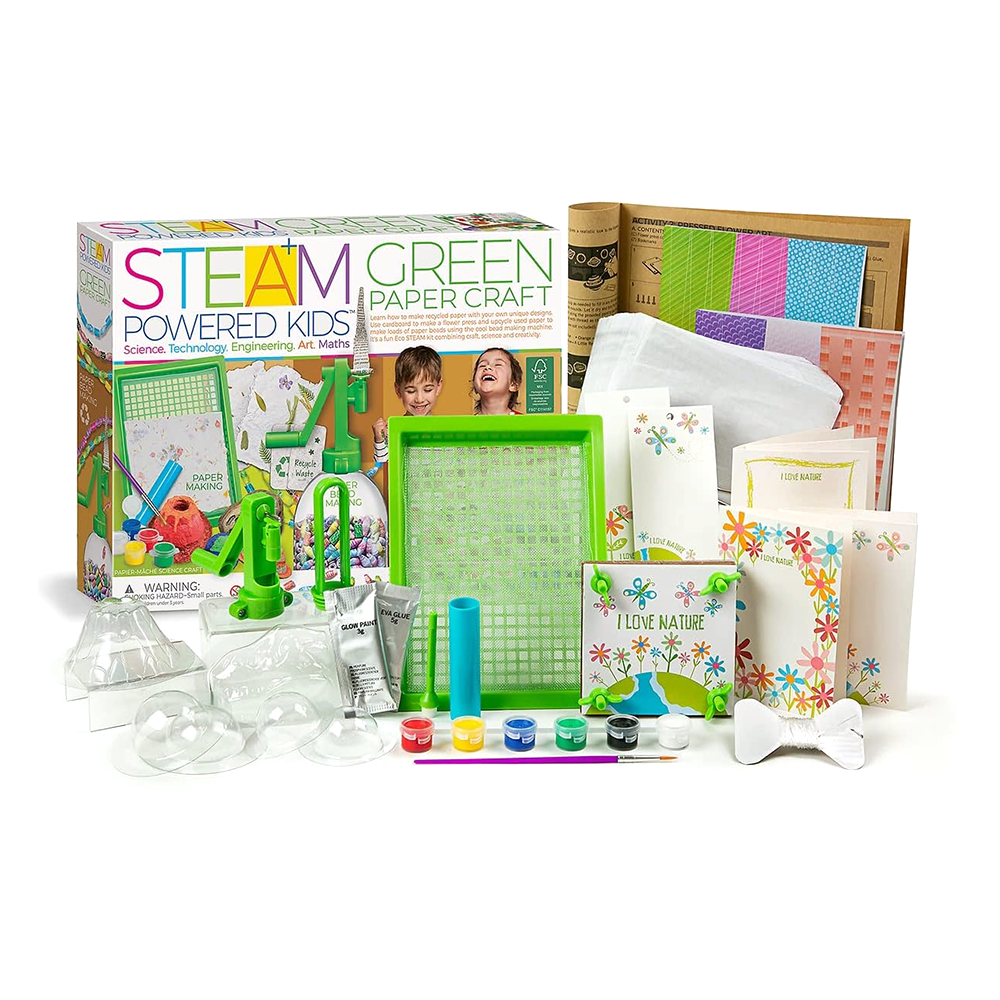 STEAM Powered Kids - Green Paper Craft