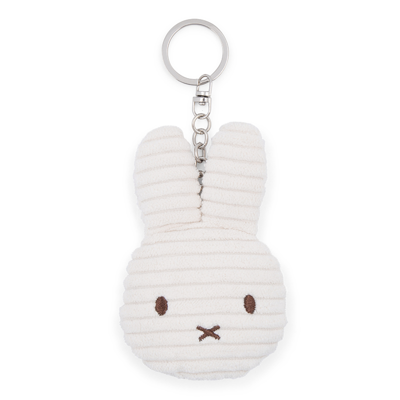 Miffy Flat Keychain Corduroy Offwhite