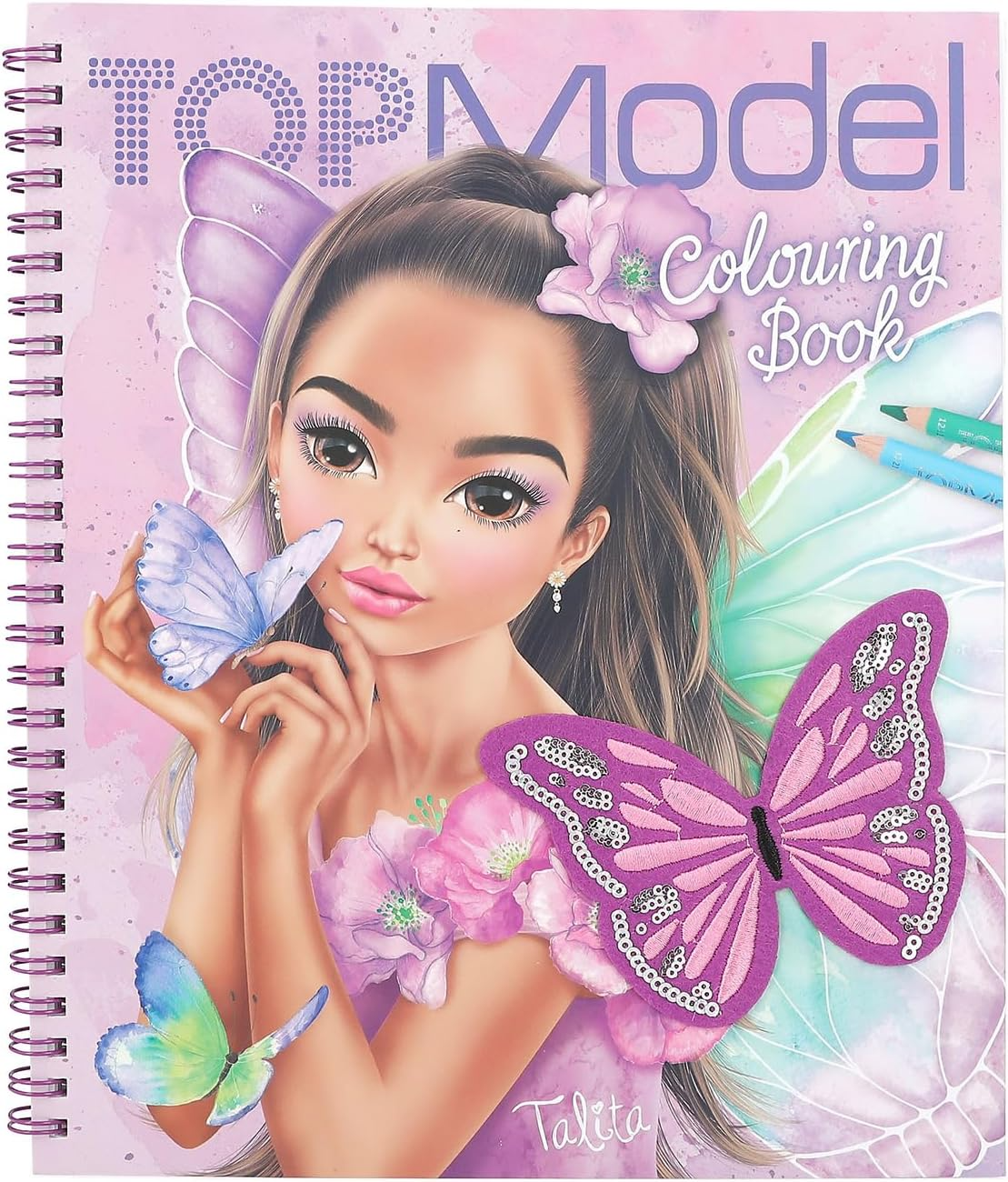 Top Model Butterfly Colouring Book