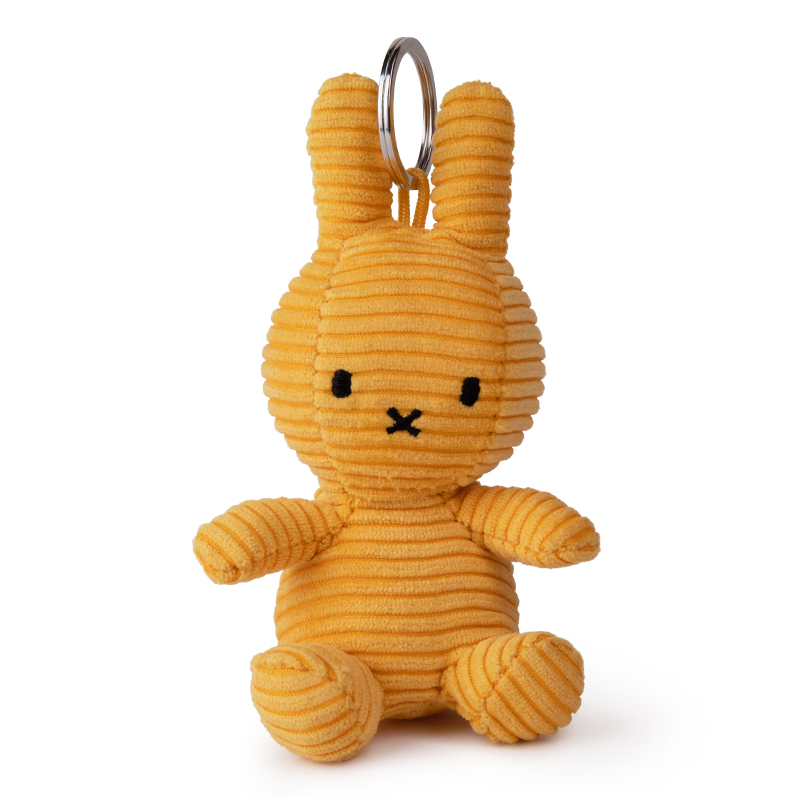 Miffy Keychain Corduroy Yellow