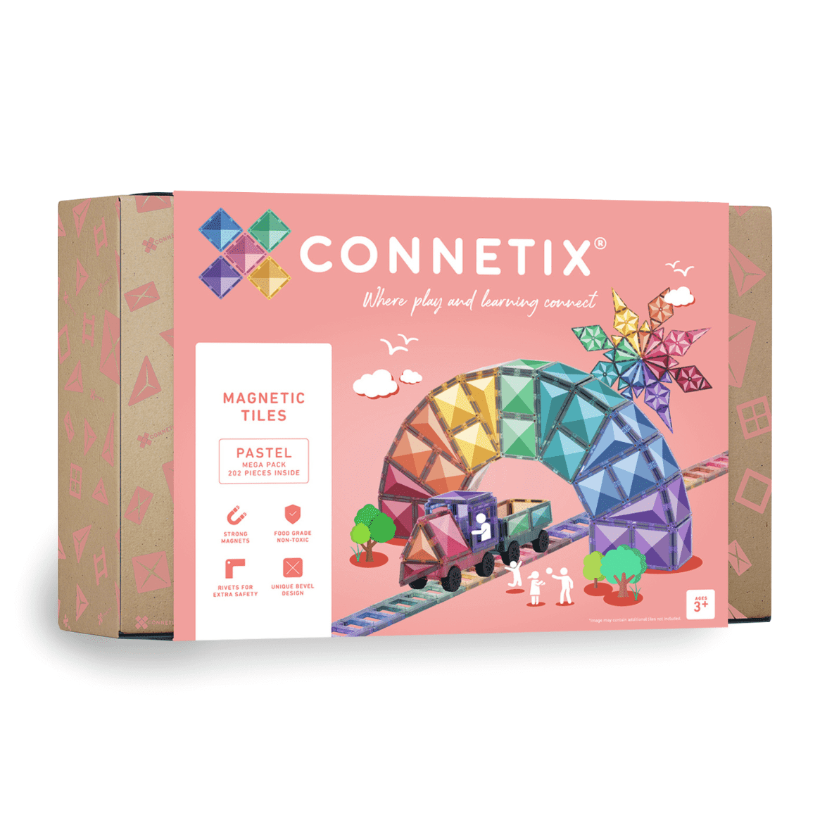 Connetix Pastel Mega Pack (202 pc)