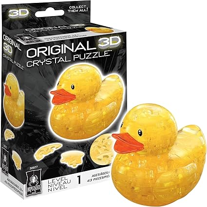 45 pc Crystal Puzzle - Bathing Duck