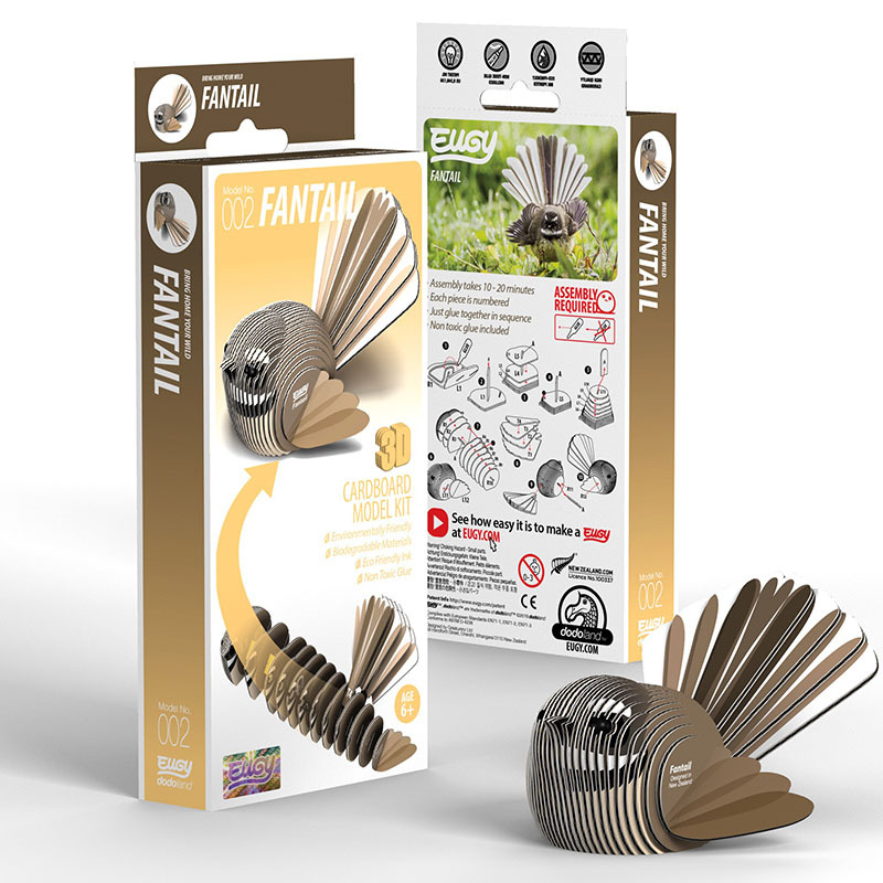 3D Cardboard Model Kit - Fantail