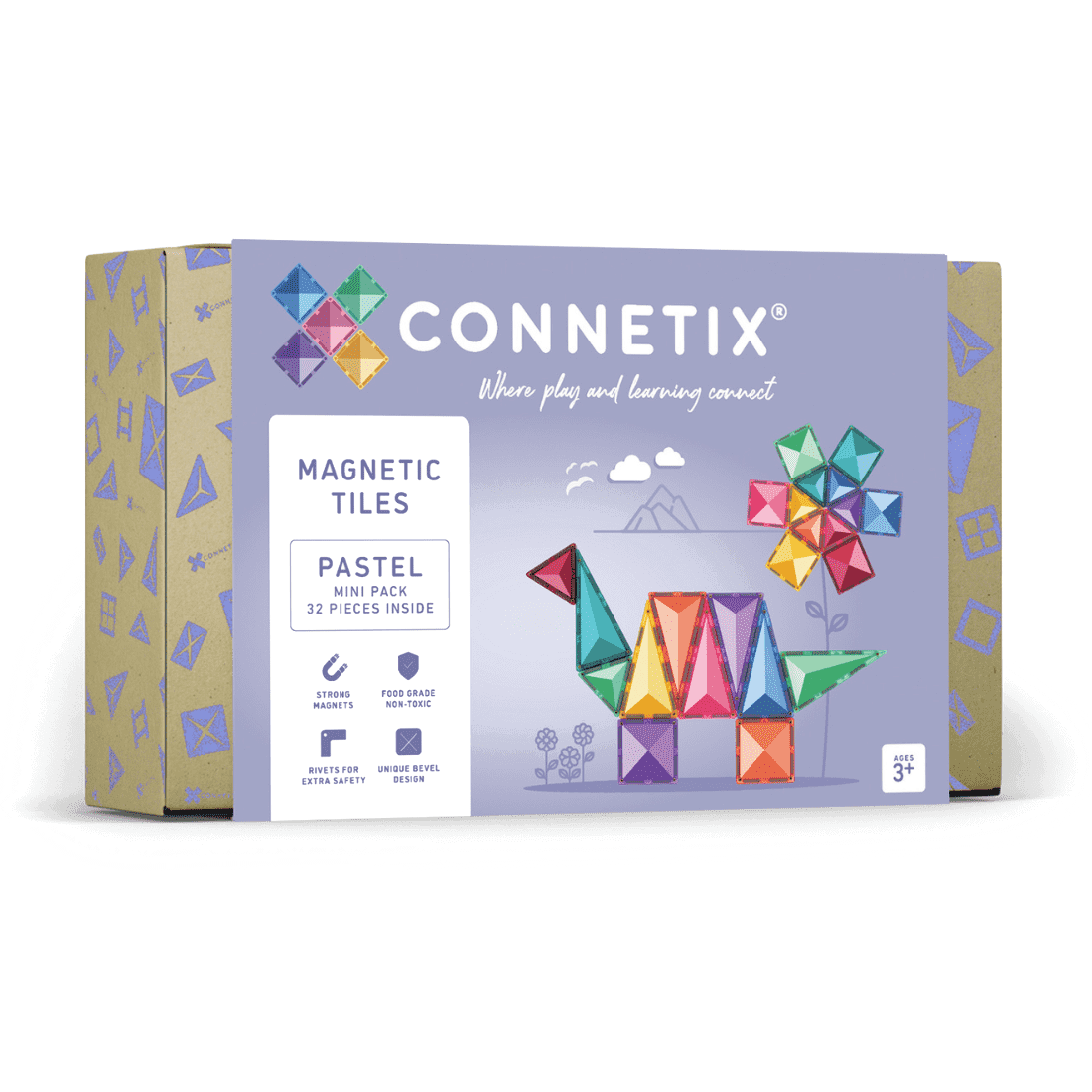 Connetix Pastel Mini Pack (32 pc)