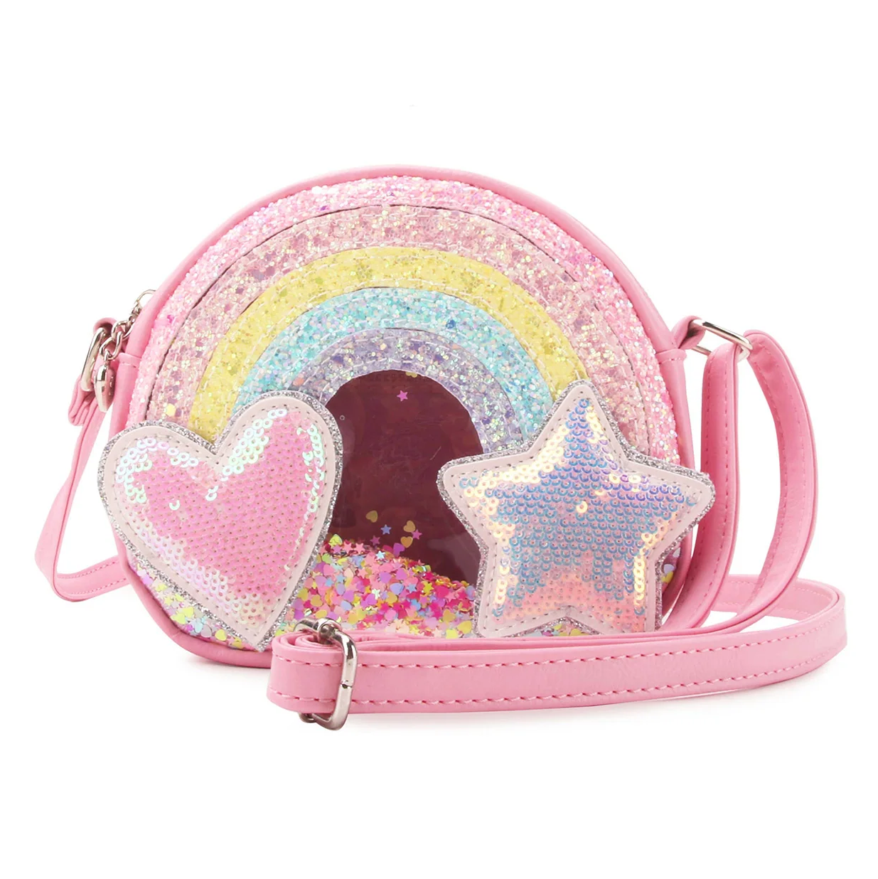 Rainbow Confetti Crossbody Bag