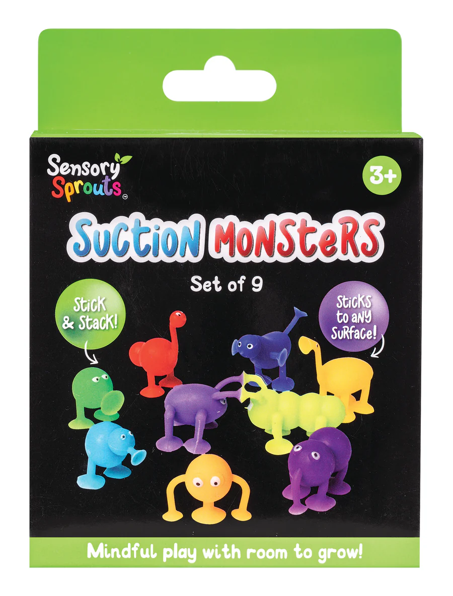 Suction Monsters  Set of 9