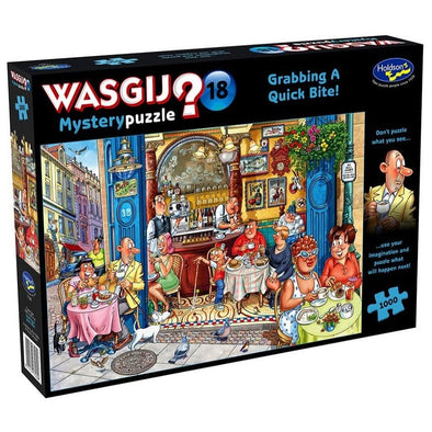 Wasjig 1000 pc Puzzle - Mystery No. 18 - Quick Bite