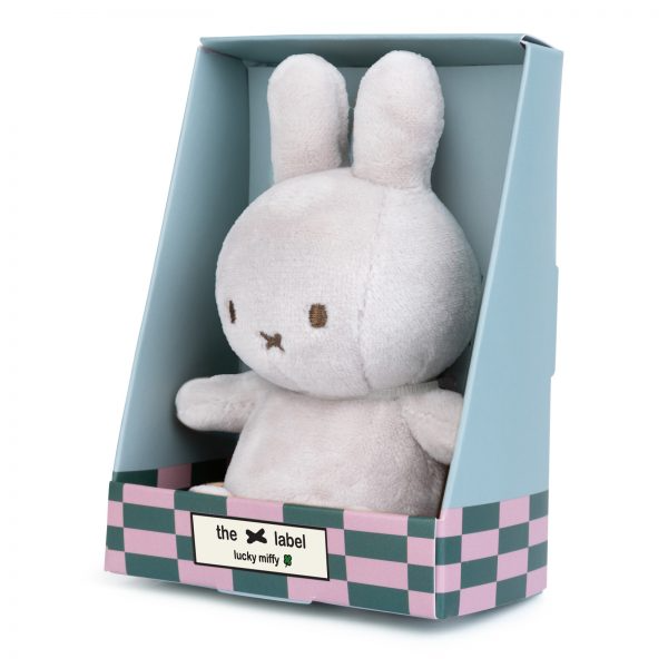 Grey Lucky Miffy Sitting in Giftbox - 10cm