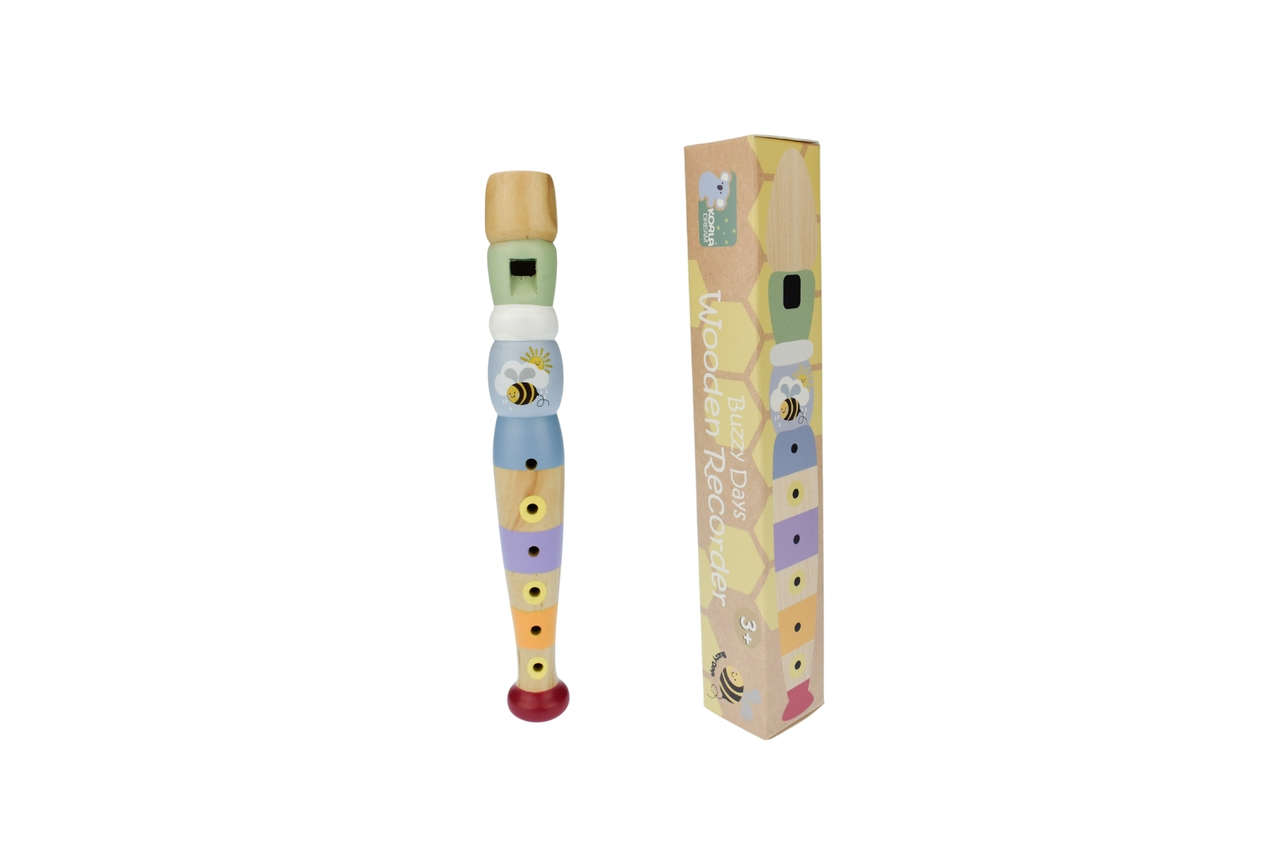 Buzzy Days Bee Rainbow Recorder Wooden