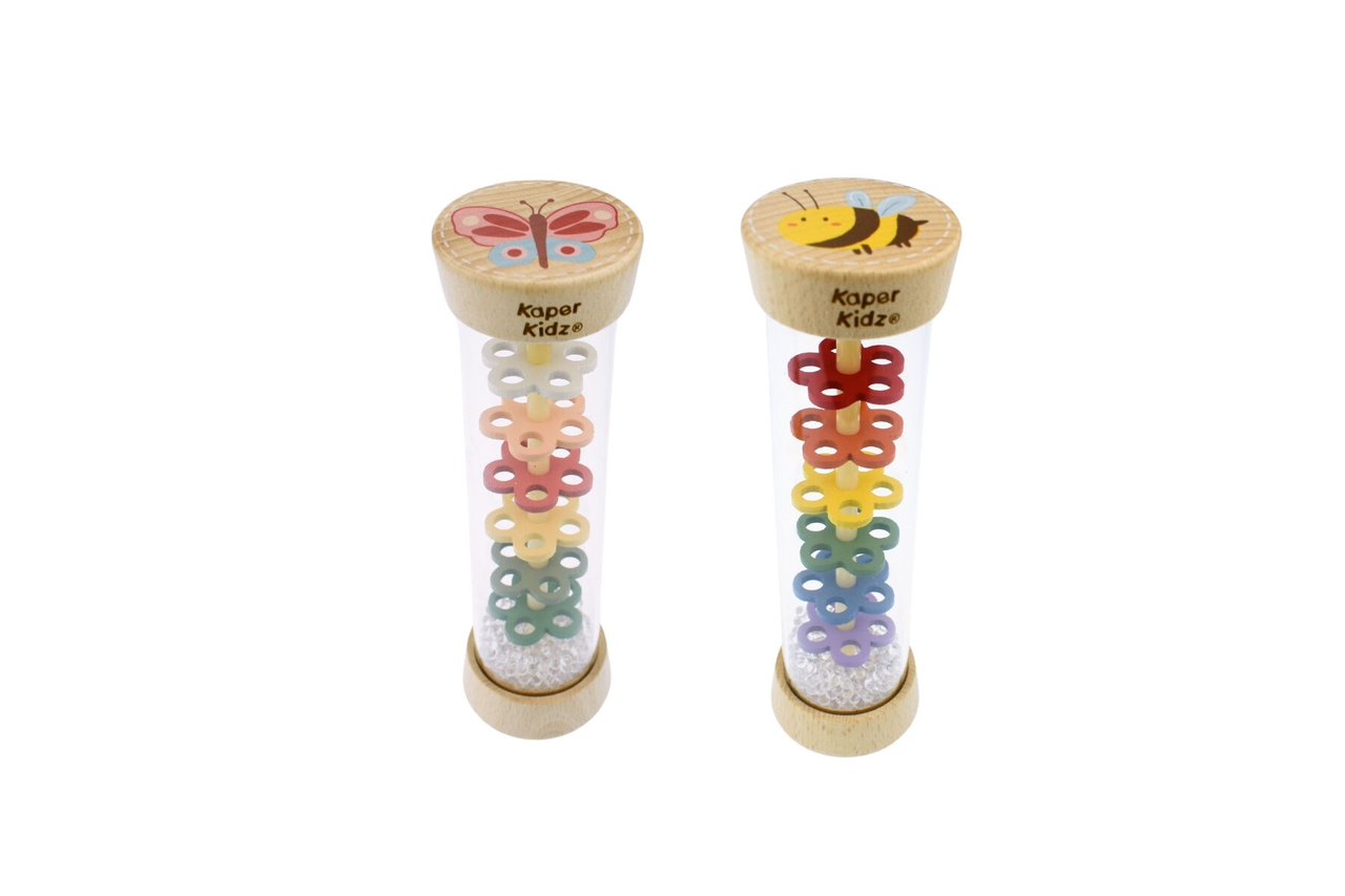 Wooden Spring Insect Rainmaker Rattle