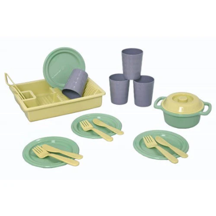 Bio Plastic Dinner Set for 4