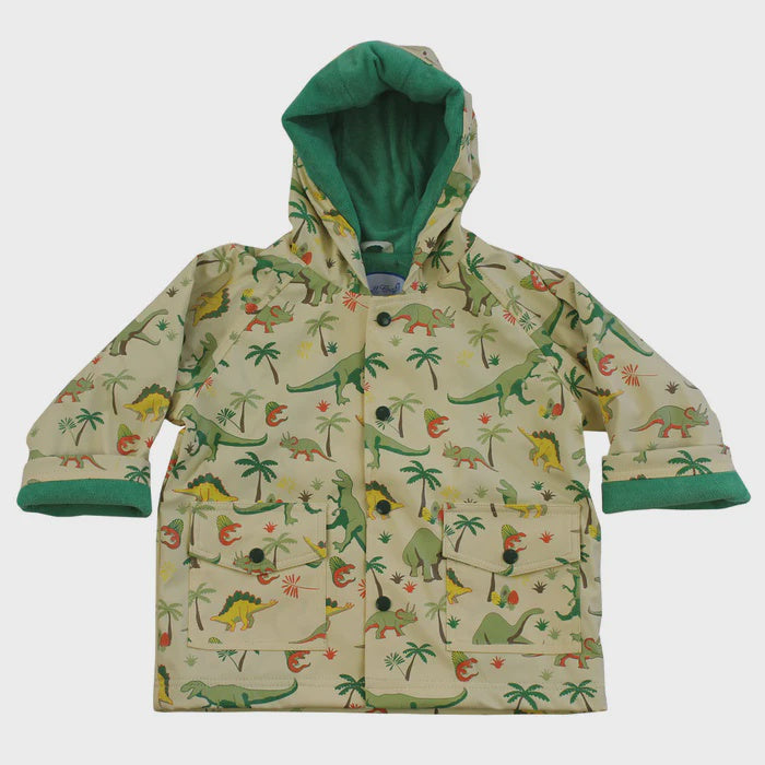 Mixed Colour Dinosaur Raincoat