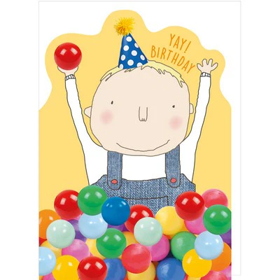 Happy Birthday Ball Pit Die Cut