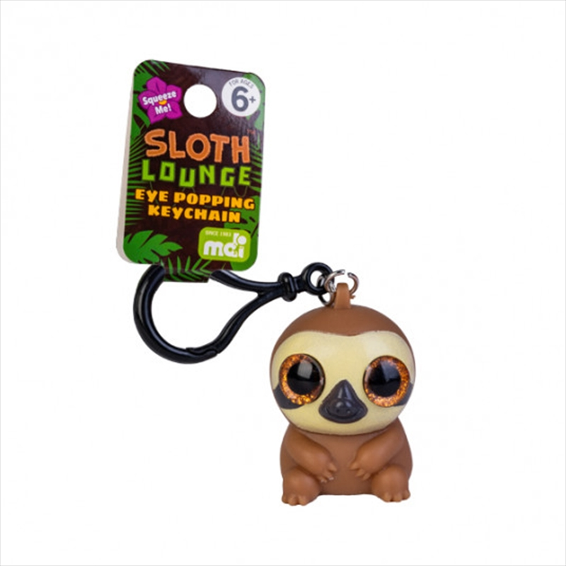 Eye Popping Keyring Sloth