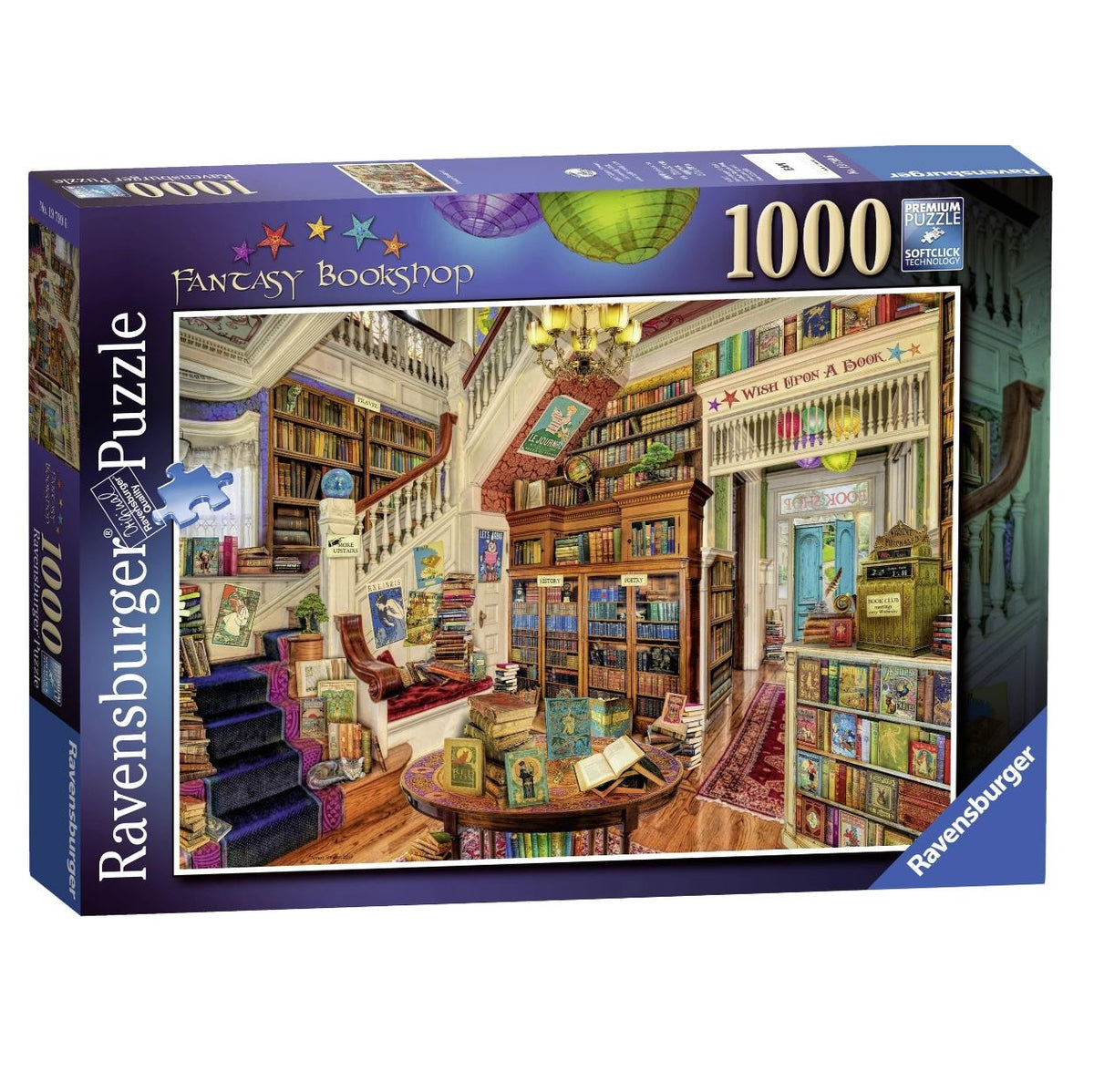 1000 pc Puzzle - The Fantasy Bookshop – Toys and Tales