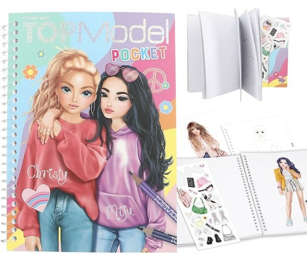 Top Model Pocket Colour Book - Christy & Miju