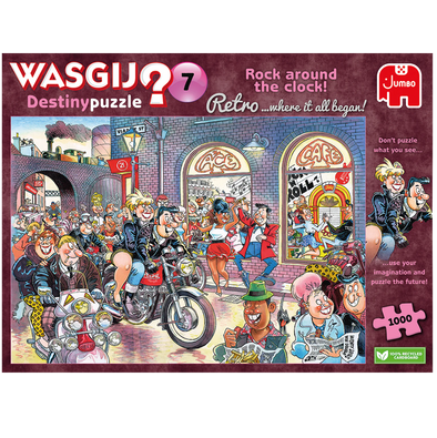 Wasgij 1000 pc Puzzle -Destiny No. 7 - Rock around the Clock!