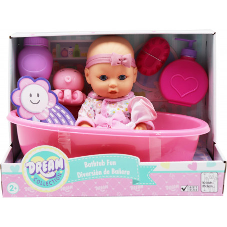 Bathtub Fun Baby Doll 10"