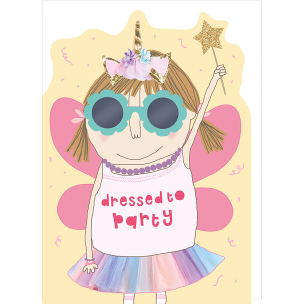 Happy Birthday Card - Party Dress