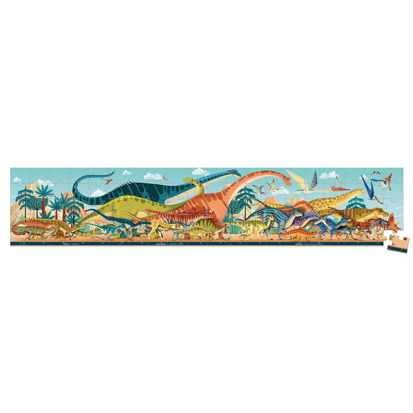 100 pc Dino Panoramic Puzzle