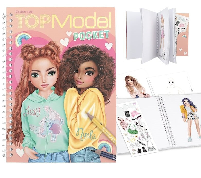 Top Model Pocket Colour Book - Lexi & Nyela