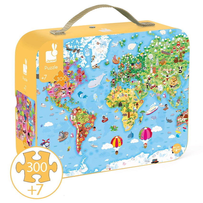 300 pc Giant World Map Puzzle