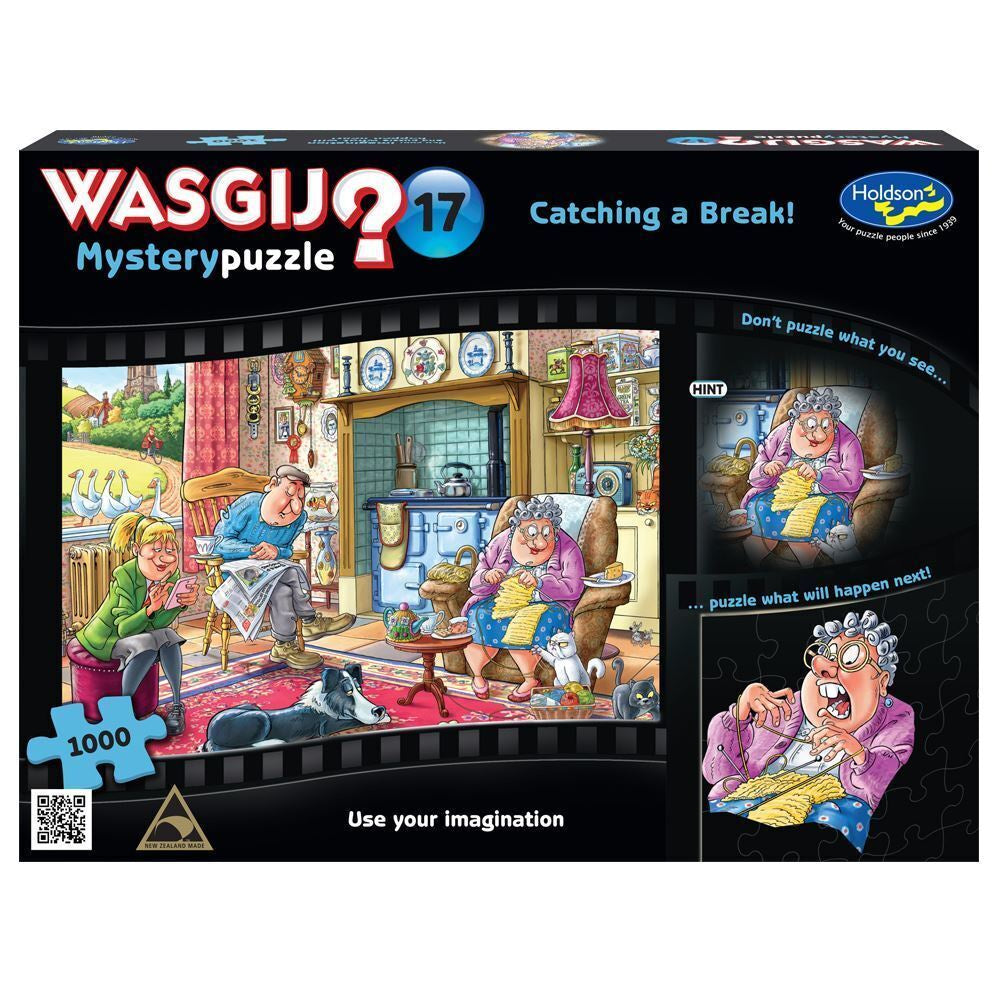 Wasgij 1000 pc Puzzle - Mystery No. 17 - Catching a Break