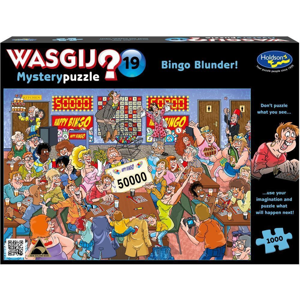 Wasgij 1000 pc Puzzle - Mystery No. 19 - Bingo Blunder