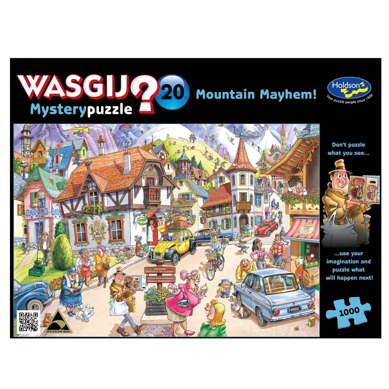 Wasgij 1000 pc Puzzle - Mystery No. 20 - Mountain Mayhem