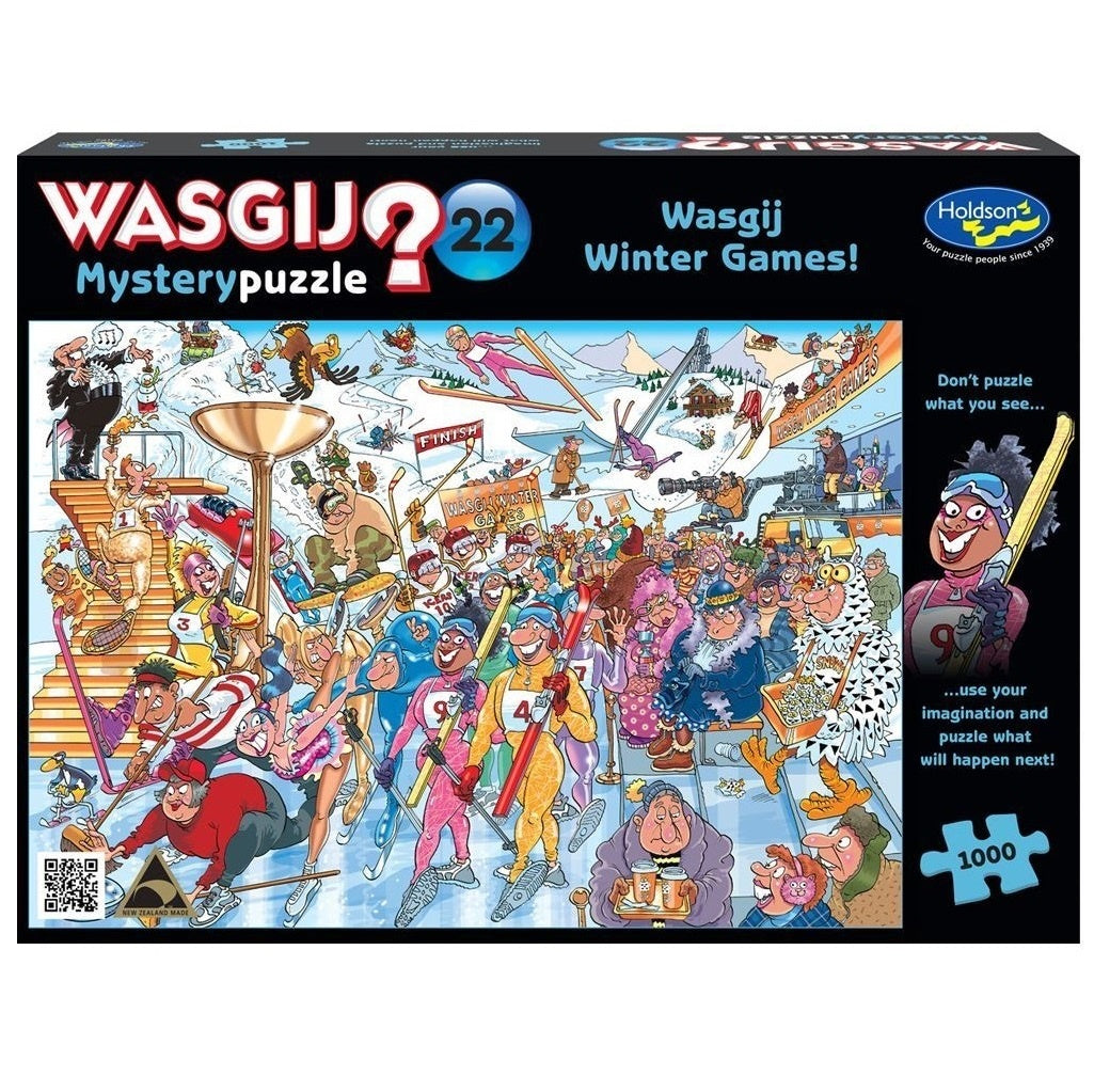 Wasgij 1000 pc Puzzle - Mystery No. 22 - Winter Games