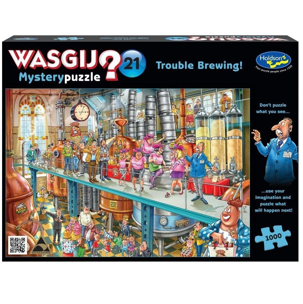 Wasgij 1000 pc Puzzle - Mystery No. 21 - Trouble Brewing