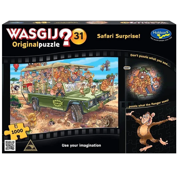 Wasgij 1000 pc Puzzle - Original No. 31 - Safari Surprise