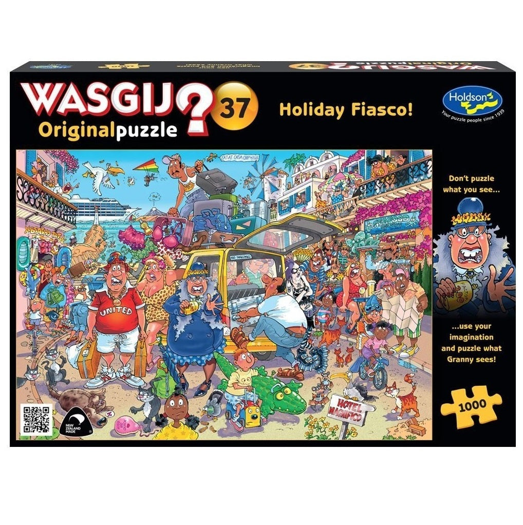 Wasgij 1000 Pc Puzzle - Original No. 37 - Holiday Fiasco