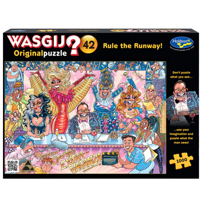 Wasgij 1000 pc Puzzle - Original No. 42 - Rule the Runway