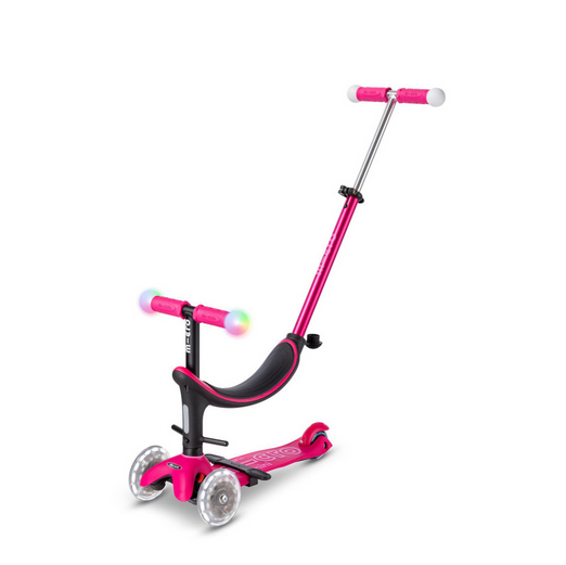 Micro Mini2Grow Deluxe Magic LED Scooter - Pink