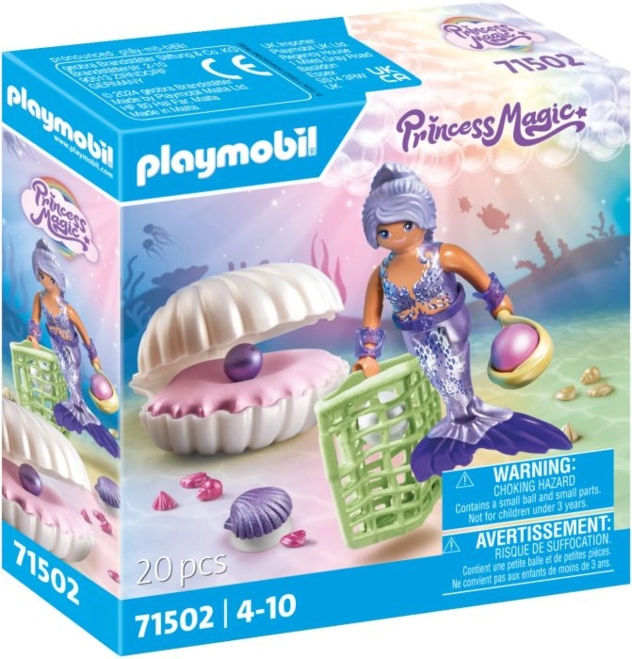 Princess Magic - Mermaid with Pearl Seashell 71502