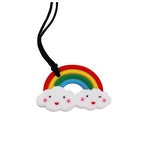 Silicone Pendant - Rainbow