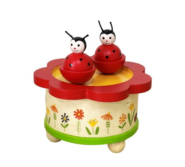 Twin Ladybug Music Box