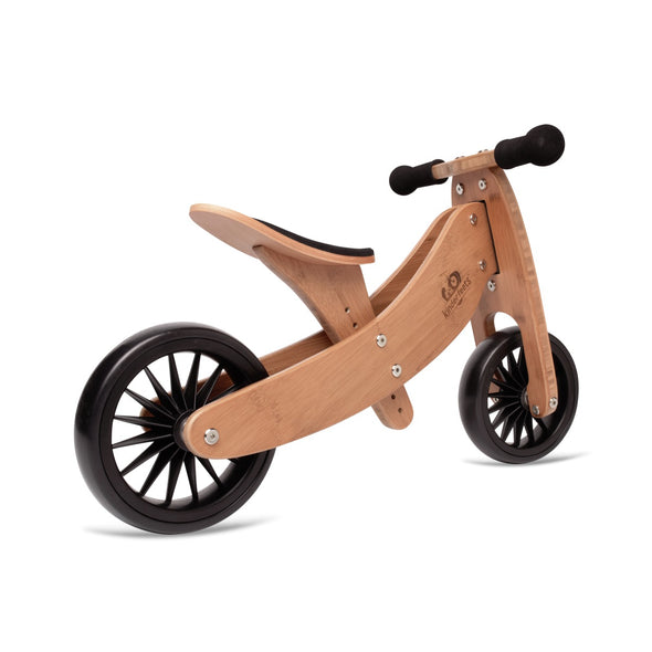 Kinderfeets Tiny Tot PLUS 2 in 1 Balance Bike -Bamboo